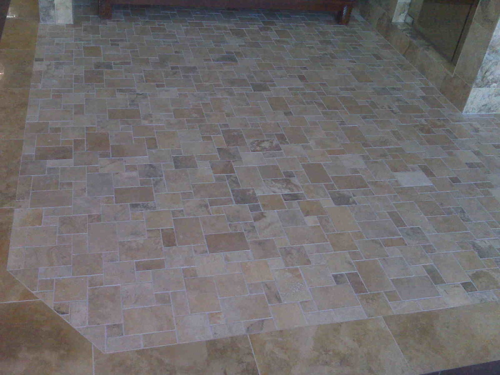Multi Size Stone Floor