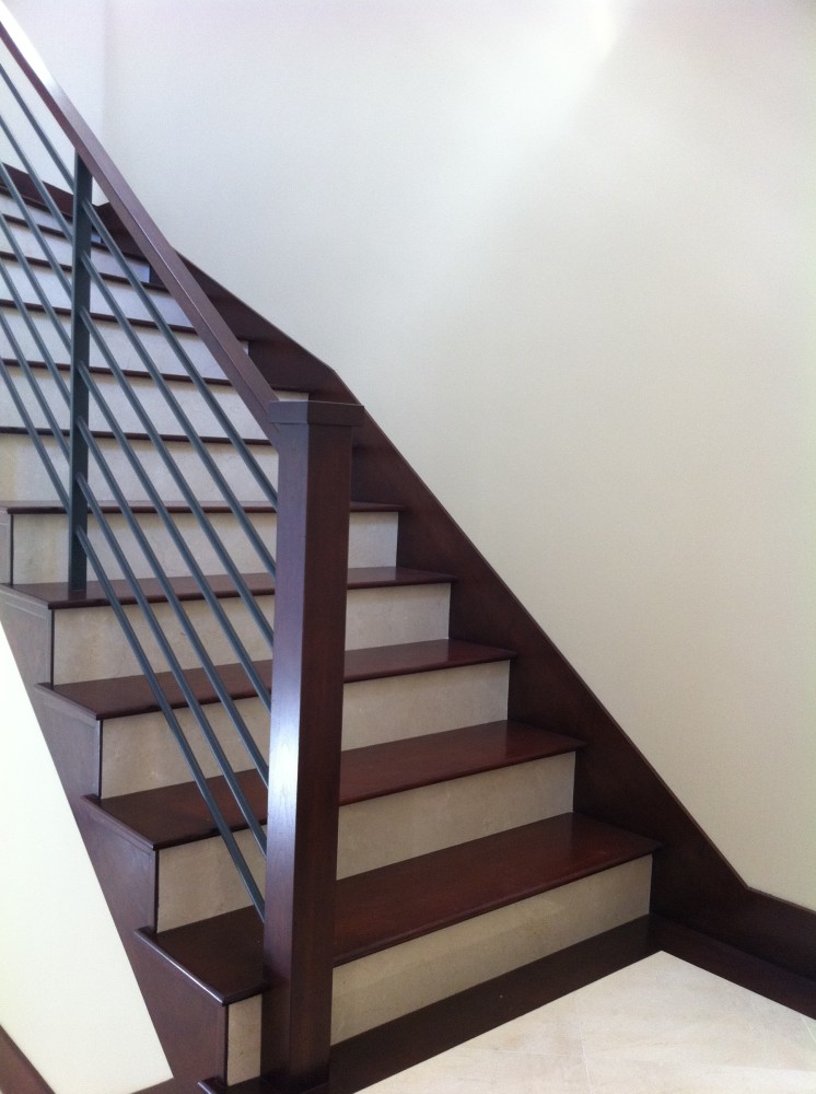 Wood Stairs & Baseboards